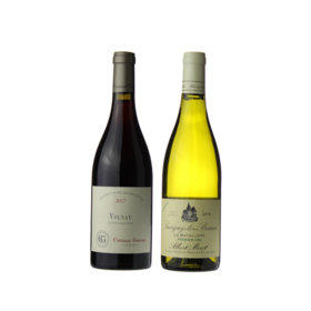 2 bouteilles - Volnay, Domaine Camille Giroud, Savigny -Les-Beaune 1er Cru "Bataillère", Domaine Albert Morot