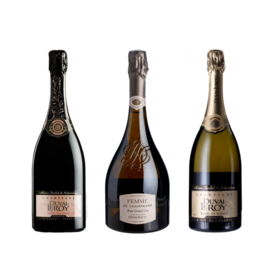 3 bouteilles de Champagne - Femme de Champagne, Rosé de Prestige 1er Cru et Champagne Blanc de Blanc Grand Cru, Duval Leroy