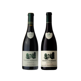 2 bouteilles - 1 Charmes-Chambertin Grand Cru, 1 Volnay 1er Cru "Santenots", Domaine Prieur