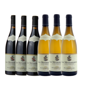 6 bouteilles - x3 Crozes-Hermitage "Les Meysonniers" en blanc, x3 Crozes-Hermitage "Les Meysonniers" en rouge de chez M. Chapoutier