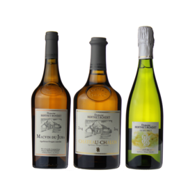 3 bouteilles - Château-Chalon, Côtes du Jura "Vin de Paille", Chassagne Montrachet "Vieilles Vignes", Domaine Berthet Bondet